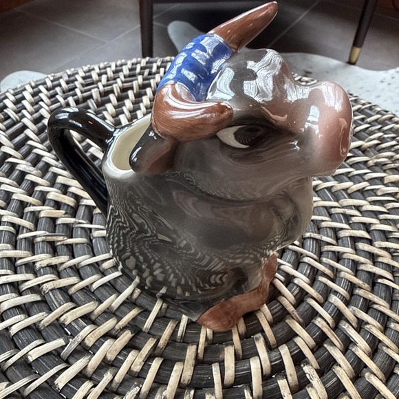 Coventry Bull Creamer Pitcher 5540A Farmhouse Country Rustic USA VINTAGE - Picture 3 of 7